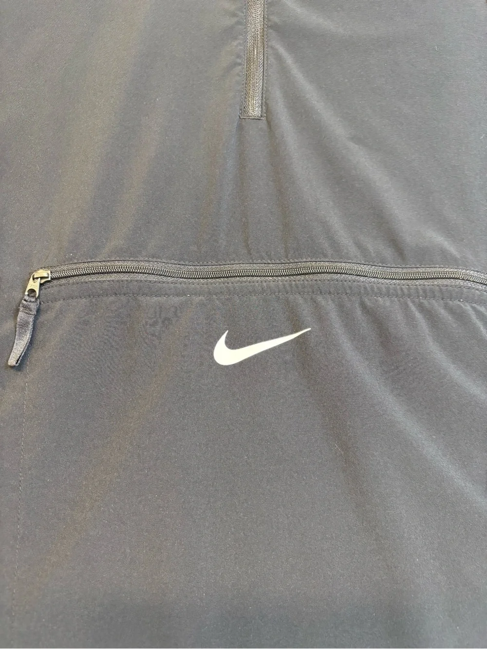 Nike Flex Women's Packable Training Jacket Black Medium EUC Half Zip Anorak